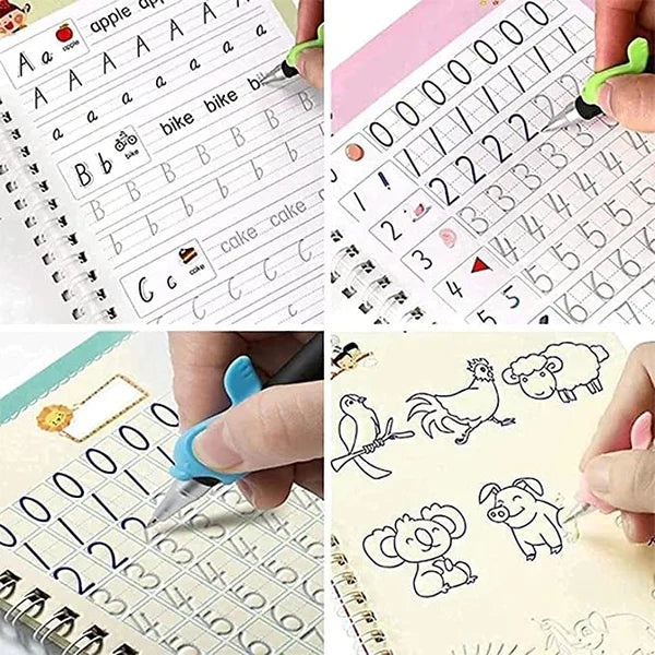EduGlow™ Magic Practice Copybook Set