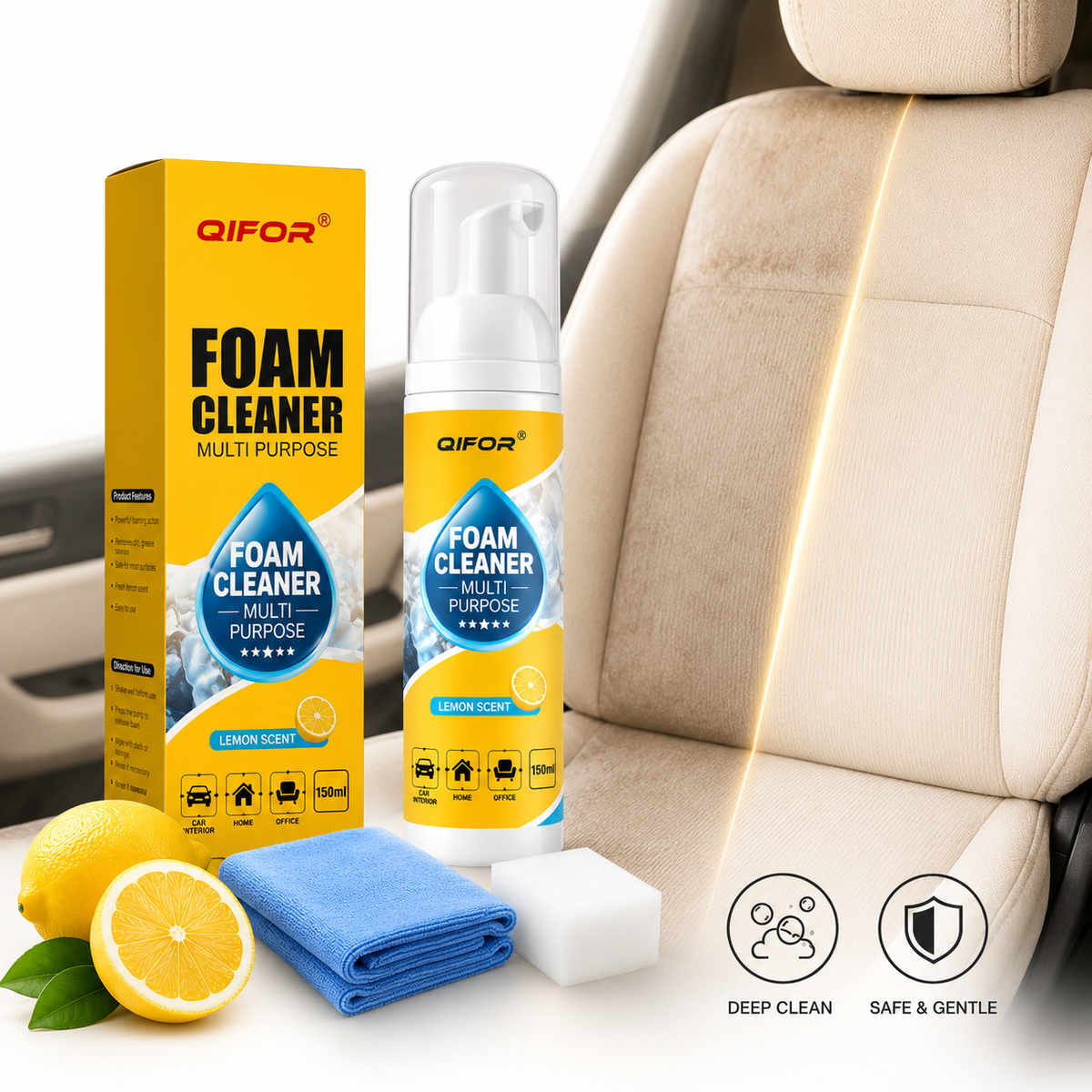 StainClean™ Multi-Purpose Cleaning Spray | Rinse-Free Deep Cleaner for Home & Car (100ml)