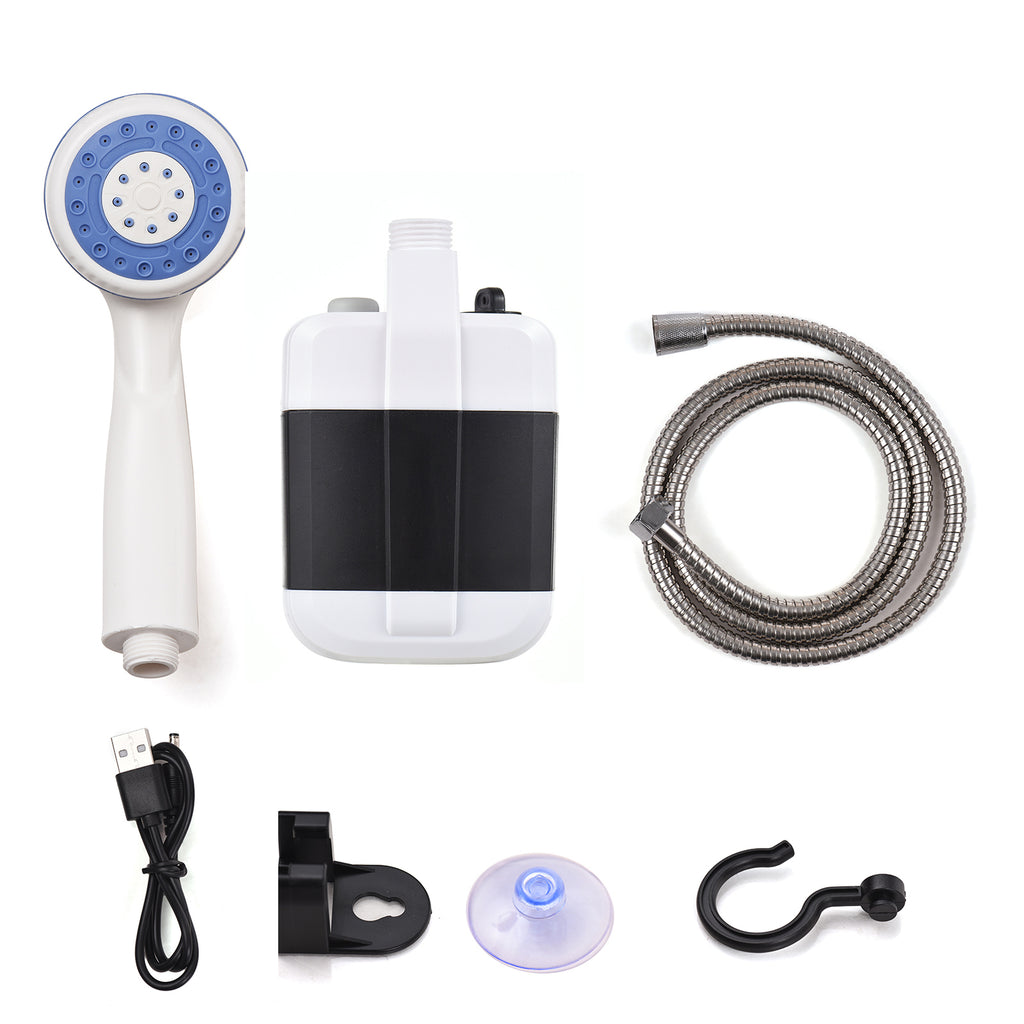 PureFlow™ Outdoor Camping Shower – 6000mAh Battery