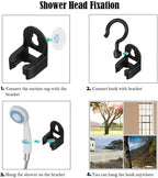 PureFlow™ Outdoor Camping Shower – 6000mAh Battery