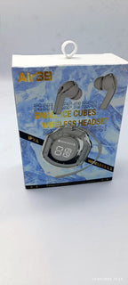 T8 Crystal Wireless Earphones - Transparent (Air 39)